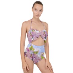 Bloom Scallop Top Cut Out Swimsuit by LW323