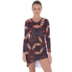 Fun In The Sun Asymmetric Cut-out Shift Dress by LW323