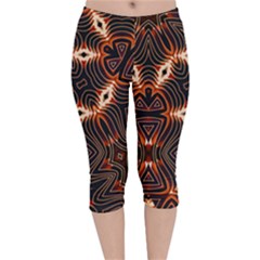 Fun In The Sun Velvet Capri Leggings  by LW323