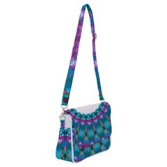 Peacock Shoulder Bag With Back Zipper by LW323