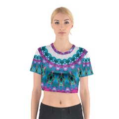 Peacock Cotton Crop Top by LW323