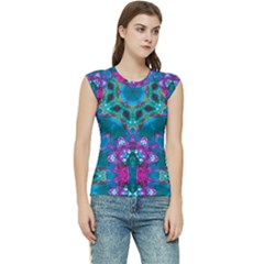 Peacock2 Women s Raglan Cap Sleeve Tee by LW323