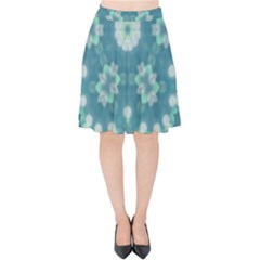 Softpetals Velvet High Waist Skirt by LW323