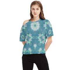 Softpetals One Shoulder Cut Out Tee by LW323