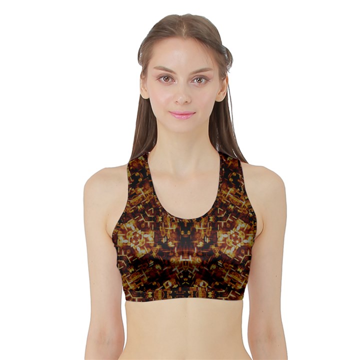 Gloryplace Sports Bra with Border