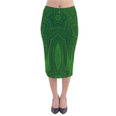 Freshspring3 Velvet Midi Pencil Skirt by LW323