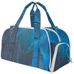 Feathery Blue Burner Gym Duffel Bag by LW323