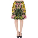 Springflowers Velvet High Waist Skirt View1