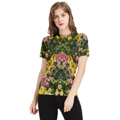 Springflowers Women s Short Sleeve Rash Guard by LW323