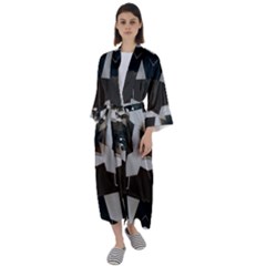 Newdesign Maxi Satin Kimono by LW323