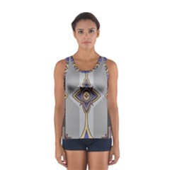 Abiogenisis Sport Tank Top  by sacredsymbology