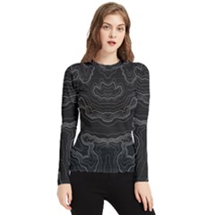 Topography Women s Long Sleeve Rash Guard by goljakoff