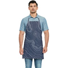 Topography Map Kitchen Apron by goljakoff