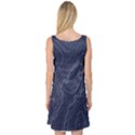 Topography map Sleeveless Satin Nightdress View2