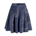 Topography map High Waist Skirt View1