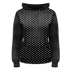 Stars On Black Ink Women s Pullover Hoodie by goljakoff