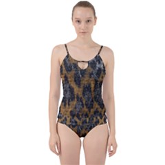 Animalprint Cut Out Top Tankini Set by PollyParadise