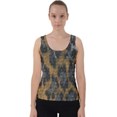 Animalprint Velvet Tank Top by PollyParadise