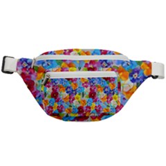 Pansies  Watercolor Flowers Fanny Pack by SychEva