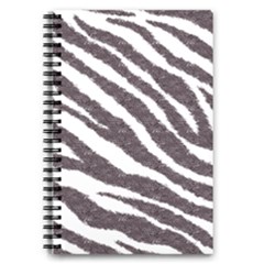 Zebra 5 5  X 8 5  Notebook by PollyParadise