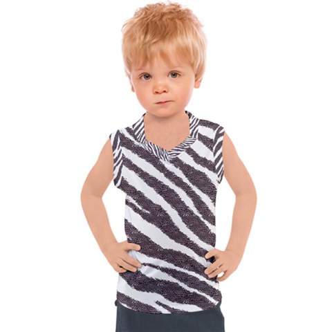 Zebra Kids  Sport Tank Top by PollyParadise