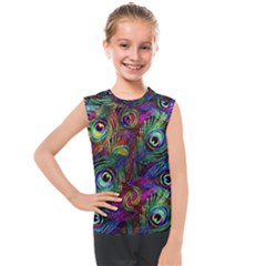 Peacockmania Kids  Mesh Tank Top by MrsTheDON