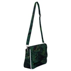 Sea Green Shoulder Bag With Back Zipper by LW323