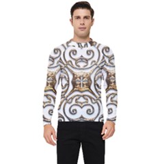 Gold Design Men s Long Sleeve Rash Guard by LW323