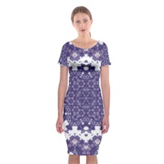 Simple Country Classic Short Sleeve Midi Dress by LW323