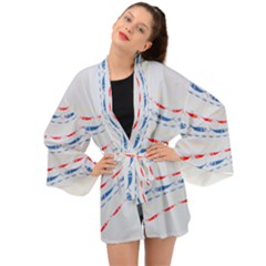 Fish  Long Sleeve Kimono by grafikamaria