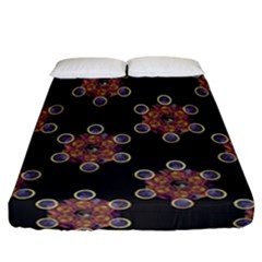 Metatron Cube Fitted Sheet (california King Size) by gloriasanchez