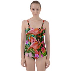 Exotisme Twist Front Tankini Set by SoLoJu