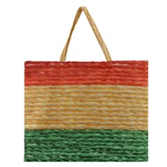 Couleurs D afrique Zipper Large Tote Bag by SoLoJu