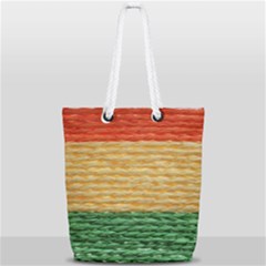 Couleurs D afrique Full Print Rope Handle Tote (small) by SoLoJu