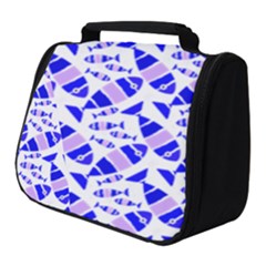 Fish-patern-color Full Print Travel Pouch (small) by alllovelyideas