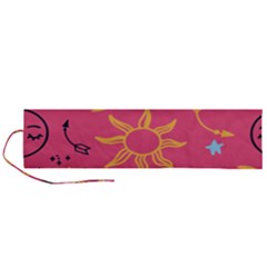 Pattern Mystic Color Roll Up Canvas Pencil Holder (l) by alllovelyideas