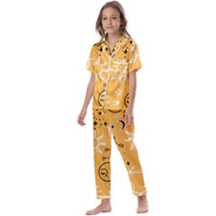 Pattern Mystic Color2 Kids  Satin Short Sleeve Pajamas Set by alllovelyideas