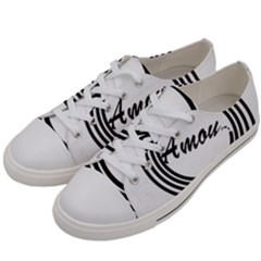 Amour Men s Low Top Canvas Sneakers by WELCOMEshop