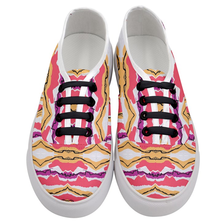 Earth Boho Print Women s Classic Low Top Sneakers