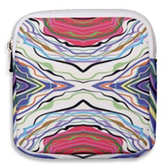 Bohemian Colorful Pattern B Mini Square Pouch by gloriasanchez