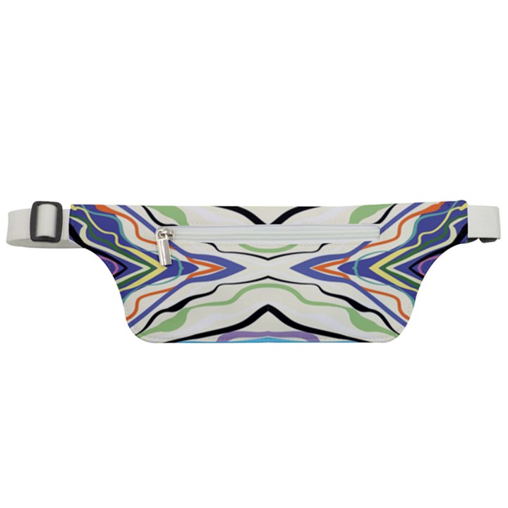 Bohemian Colorful Pattern B Active Waist Bag