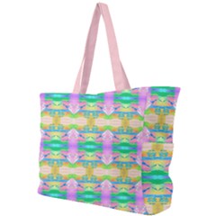 Colorful Neon Pattern  Simple Shoulder Bag by gloriasanchez