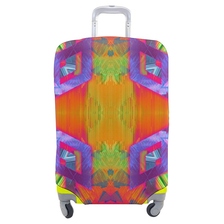 Glitch Futuristic Punk  Luggage Cover (Medium)