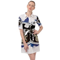 Spacemonkey Belted Shirt Dress by goljakoff