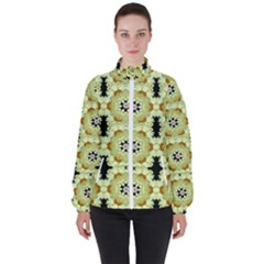 Summer Sun Flower Power Over The Florals In Peace Pattern Women s High Neck Windbreaker by pepitasart