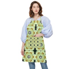 Summer Sun Flower Power Over The Florals In Peace Pattern Pocket Apron by pepitasart