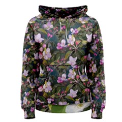 Apple Blossom  Women s Pullover Hoodie by SychEva