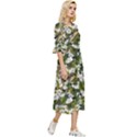 Blooming Garden Double Cuff Midi Dress View3