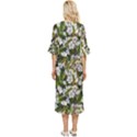 Blooming Garden Double Cuff Midi Dress View4