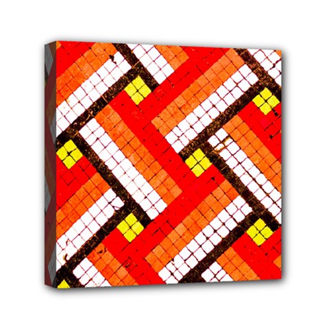 Pop Art Mosaic Mini Canvas 6  X 6  (stretched) by essentialimage365